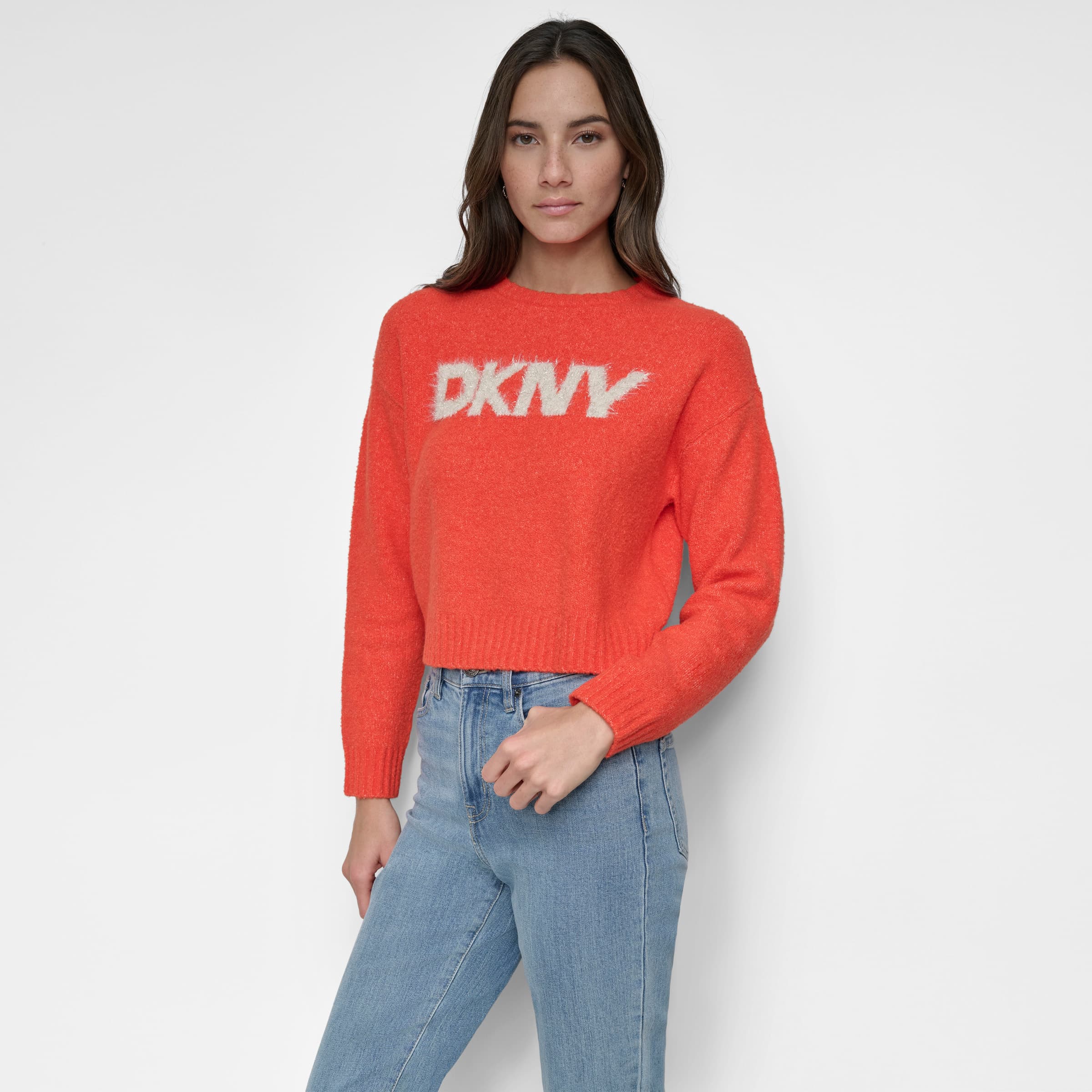 SWEATER TINSEL LOGO BOUCLE MUJER