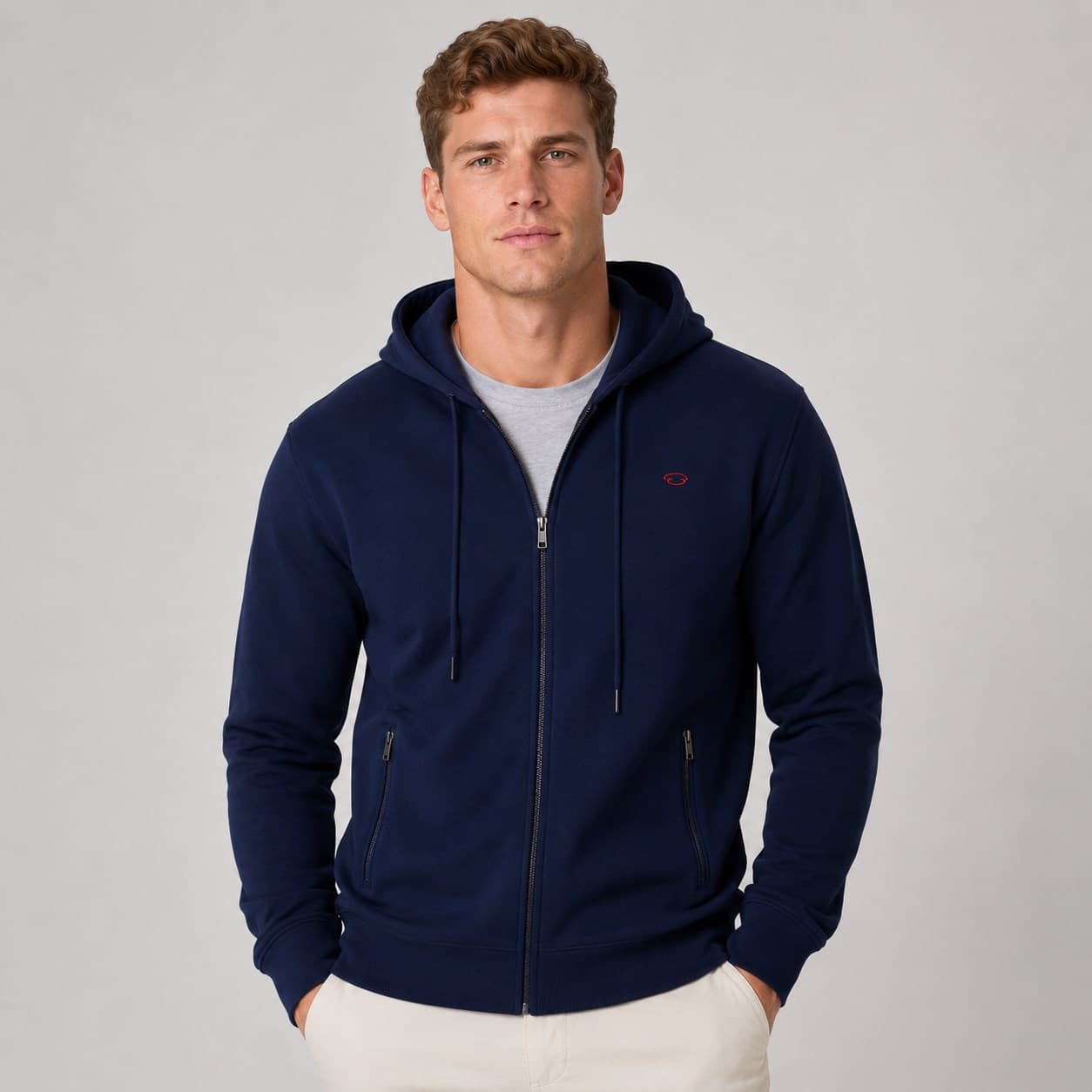 POLERÓN HOODIE FZ HOMBRE — imagen 1
