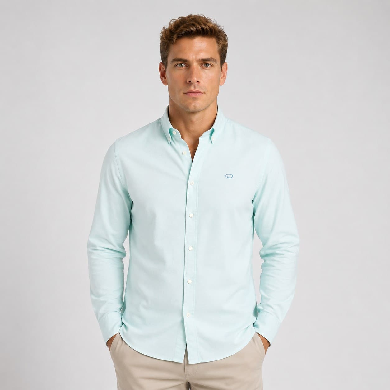 CAMISA ML OXFORD HOMBRE