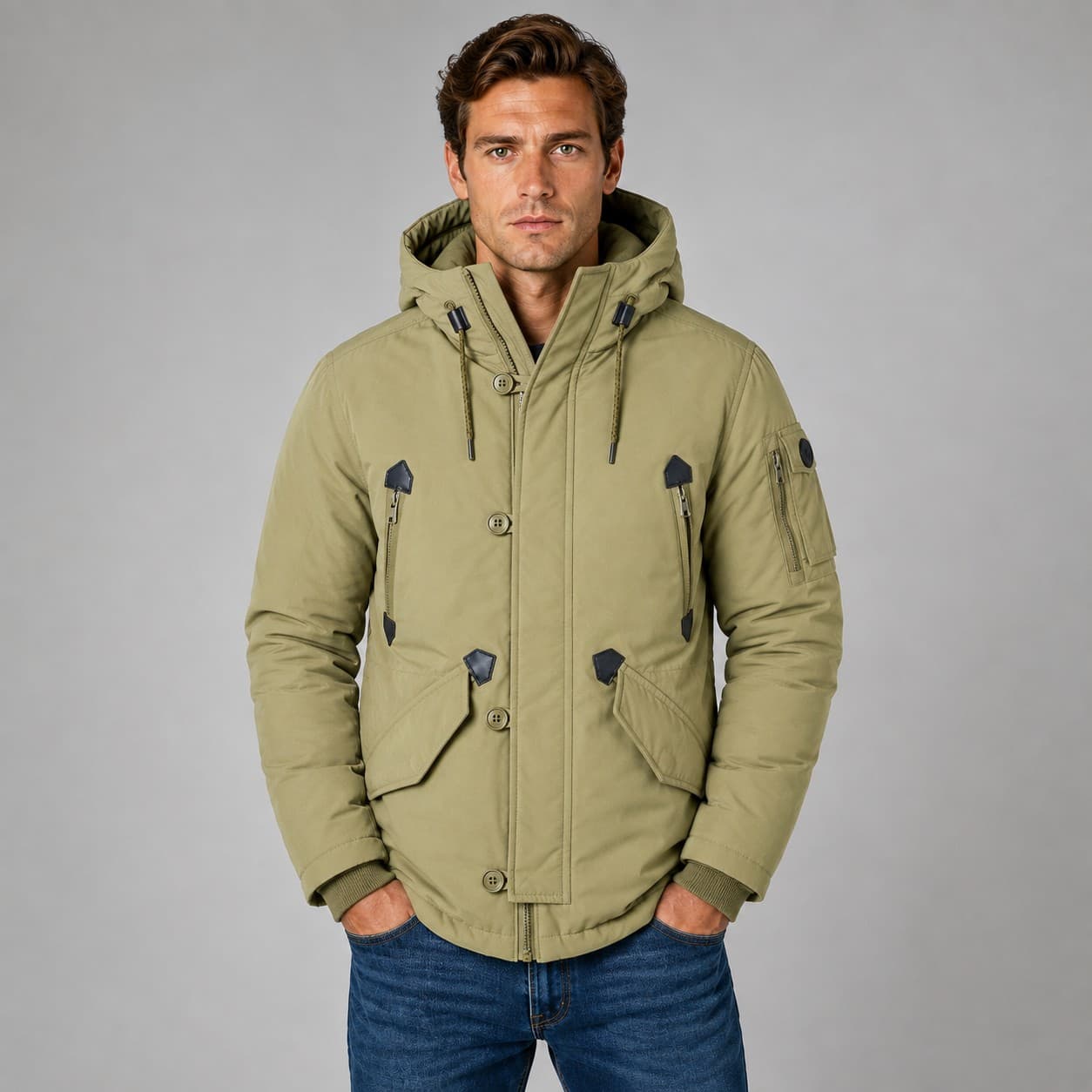 PARKA MODA HOMBRE — imagen 1