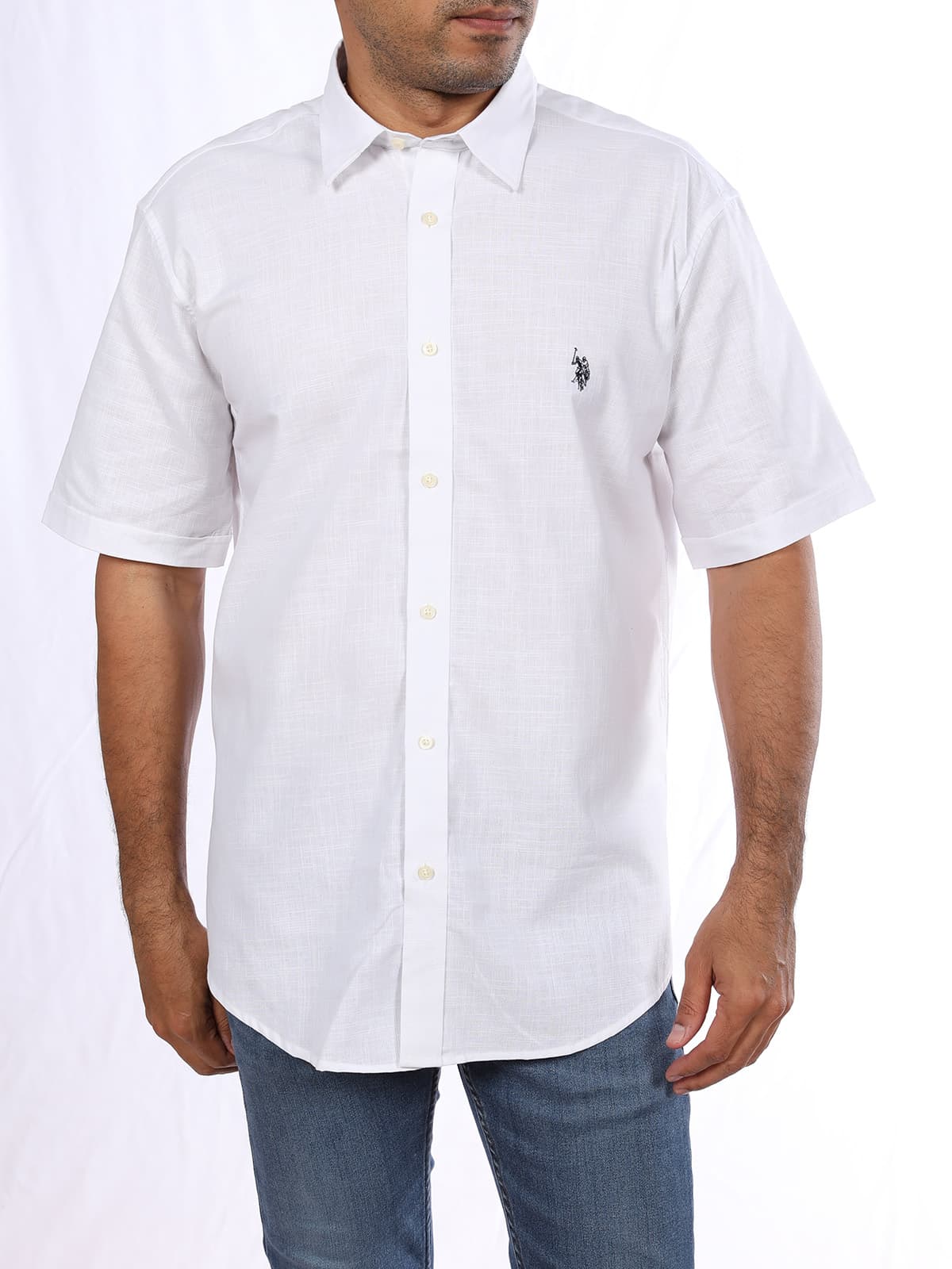CAMISA M/C SLUB CTN BUTTON DOWN HOMBRE — imagen 1