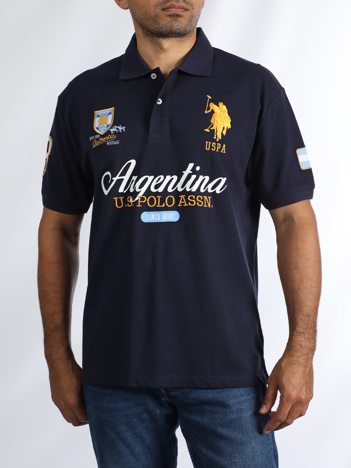 POLERA MC POLOS PAISES HOMBRE — imagen 1