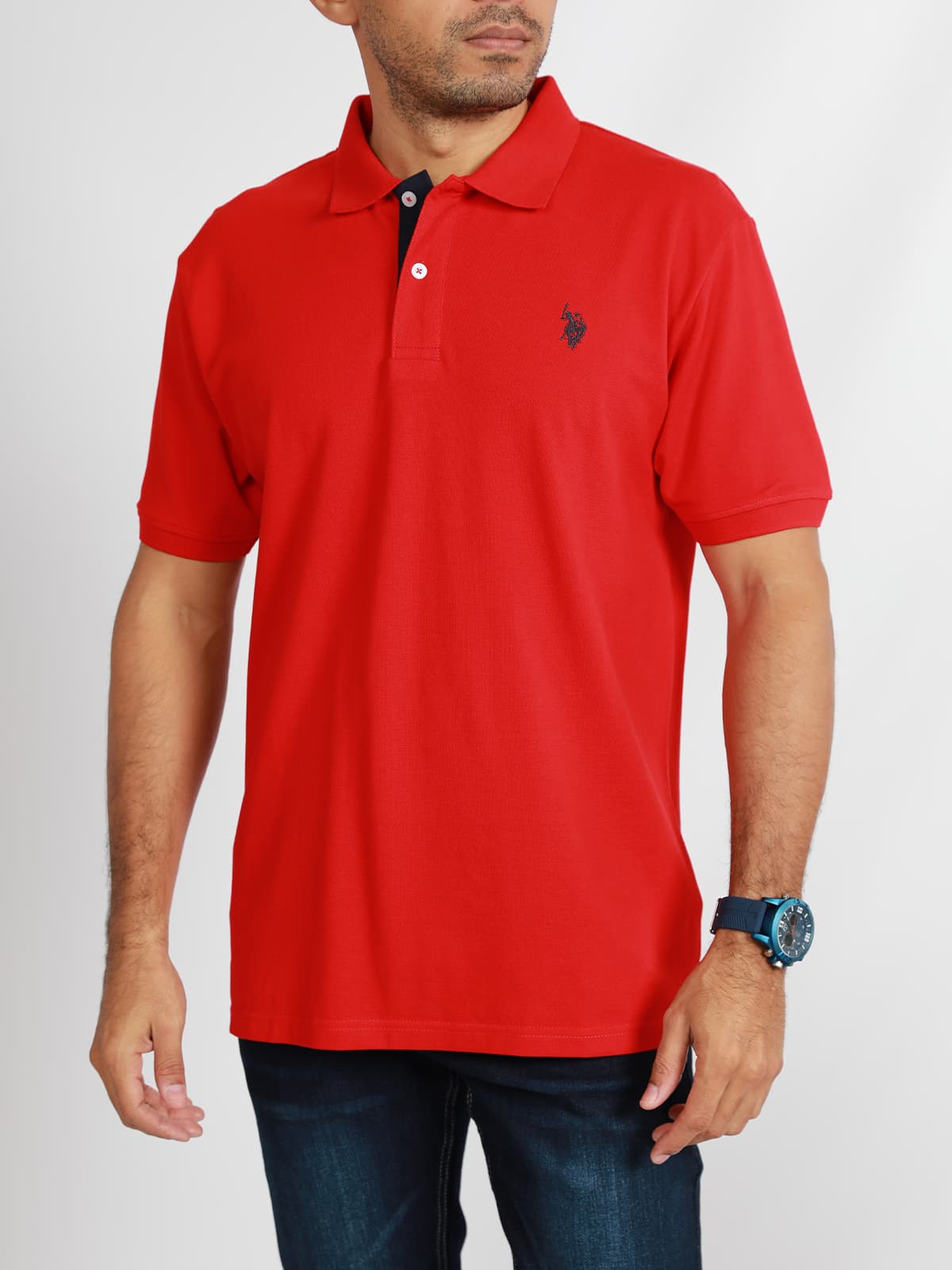 POLERA MC POLO LOGO CHICO HOMBRE