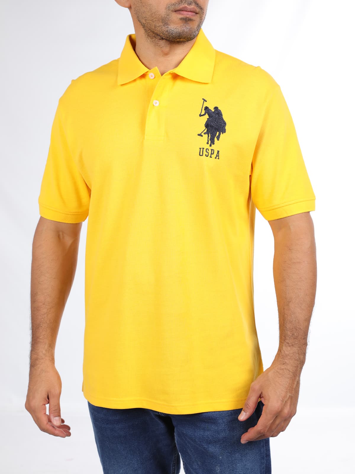 POLERAS POLO BASICA LOGO GRANDE HOMBRE