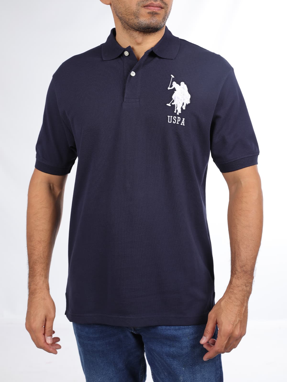 POLERA MC POLO BIG SIZE HOMBRE — imagen 1