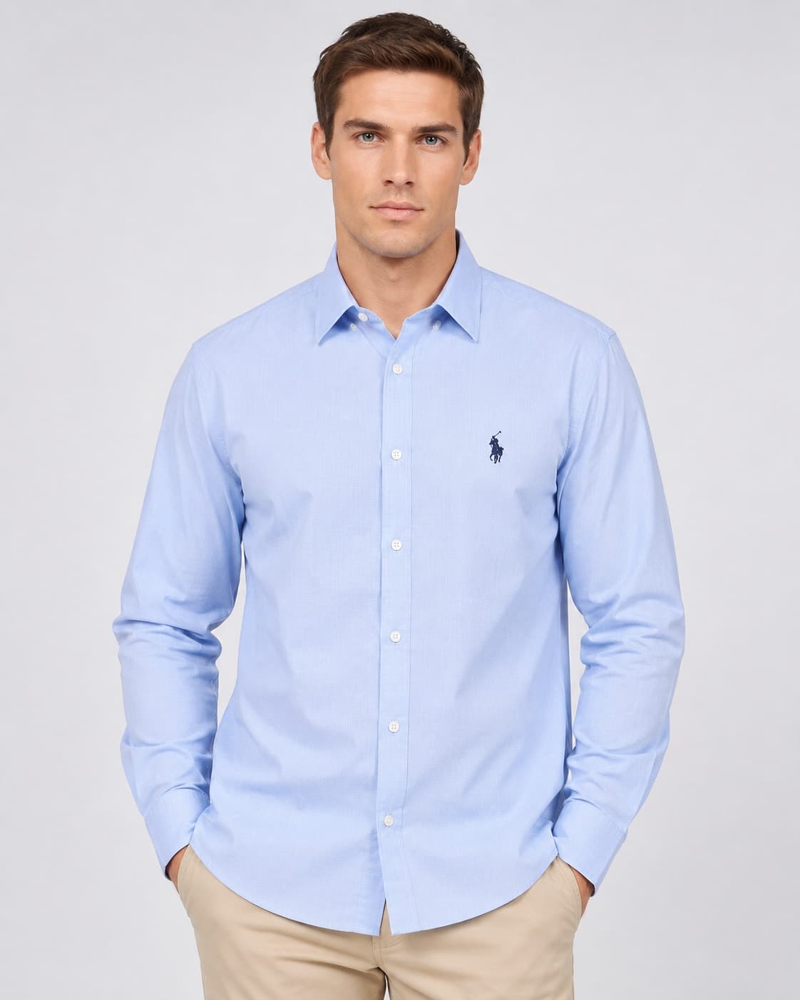 CAMISA ML CUADROS HOMBRE