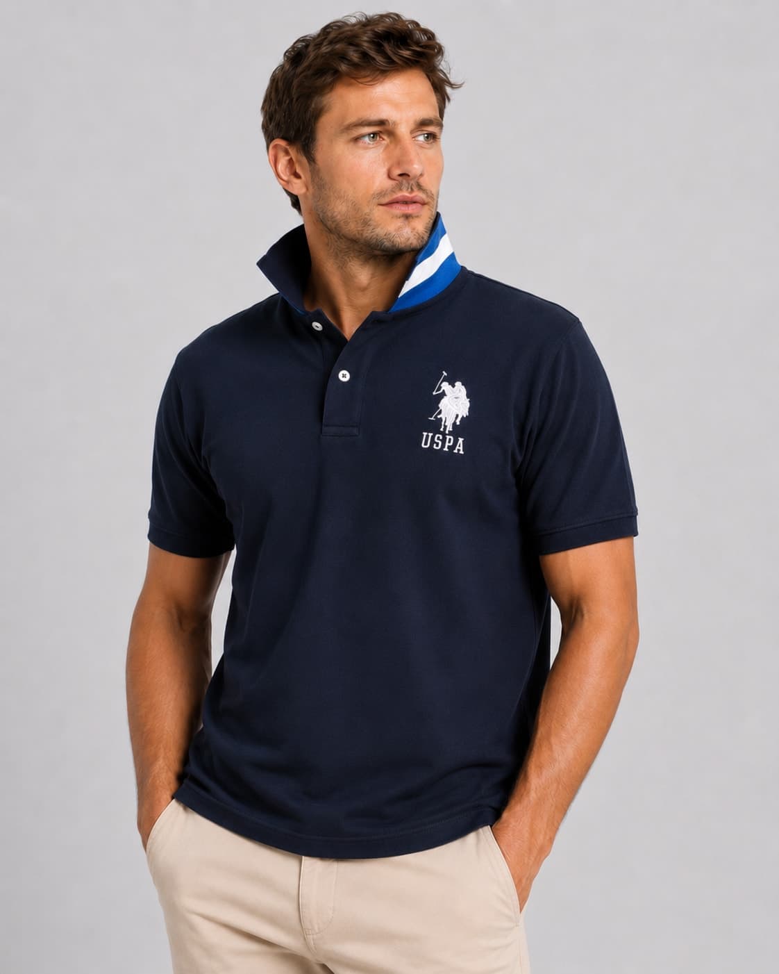 POLERA MC POLO MODA - EXC HOMBRE — imagen 1