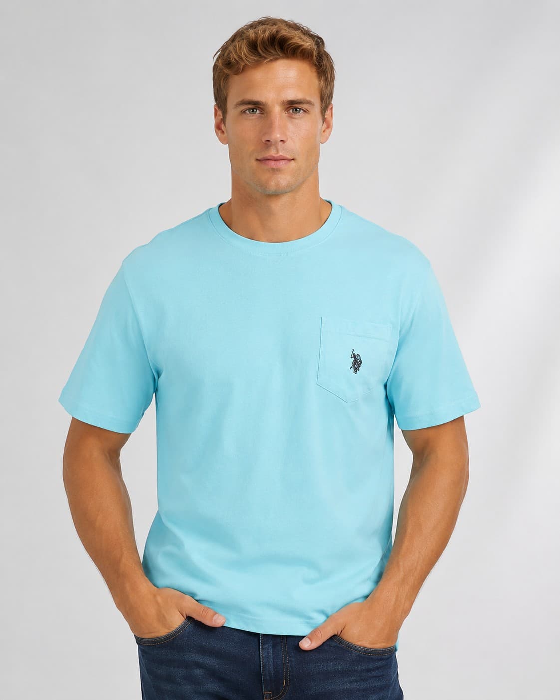 T-SHIRT LOGO CHICO CON BOLSILLO HOMBRE